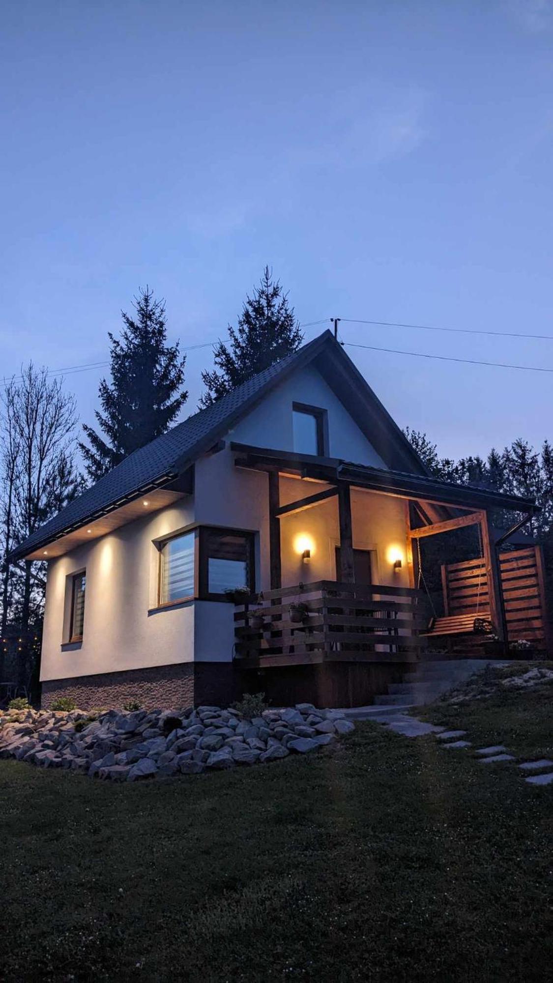 Cichata - Domek W Bieszczadach Чарна Экстерьер фото